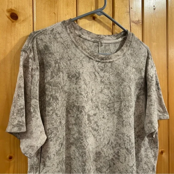 Lululemon All Yours Short Sleeve T-Shirt Cirrus Wash White Opal Raw Linen Rover - Picture 6 of 8